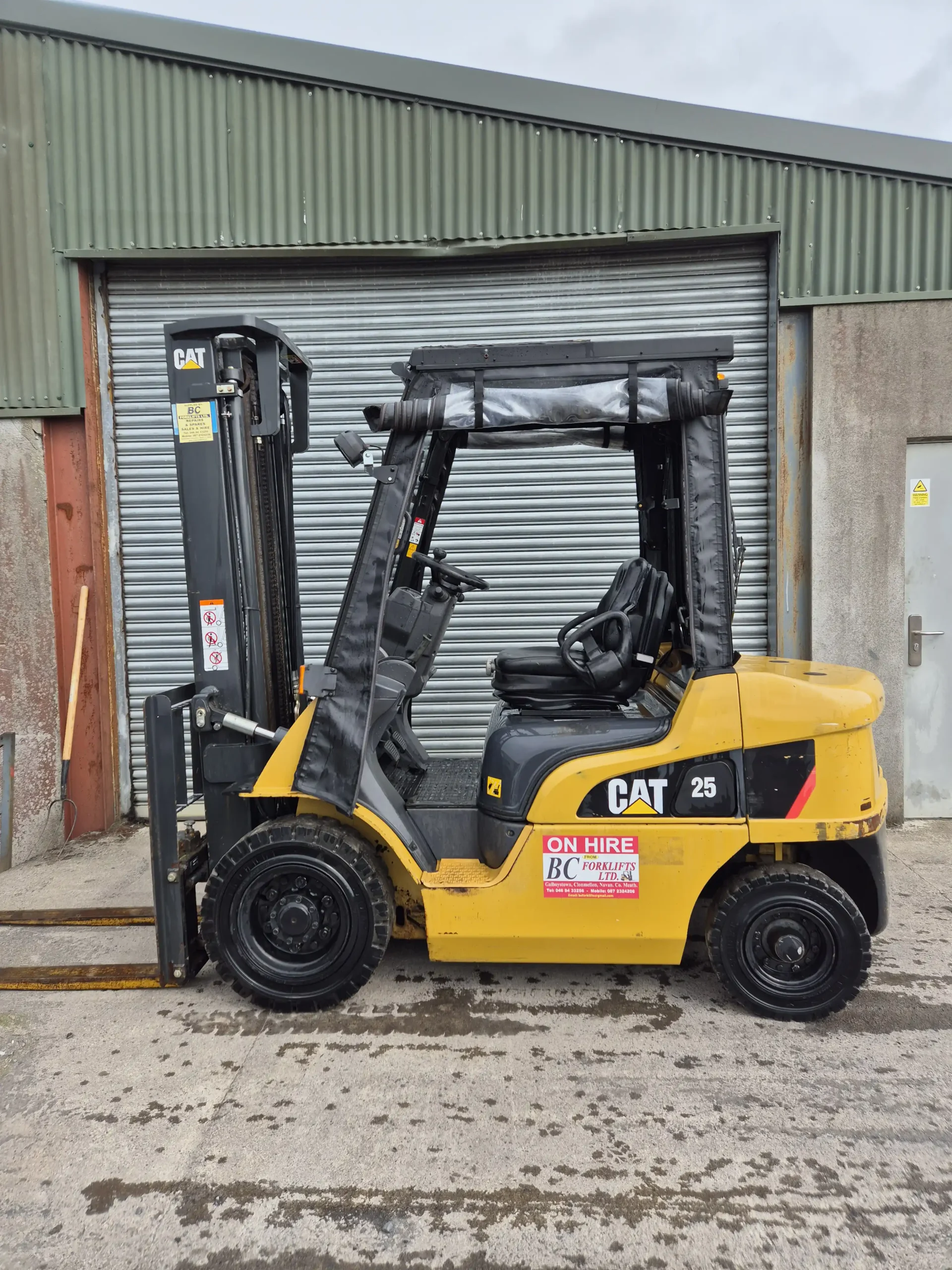 2019 CAT DP25NT Diesel Forklift - Side